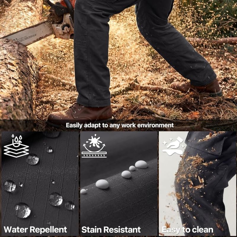 Men's Cargo Pants,Tactical Pants for Men Stretch,Durable Ripstop EDC Work Pants for Hiking