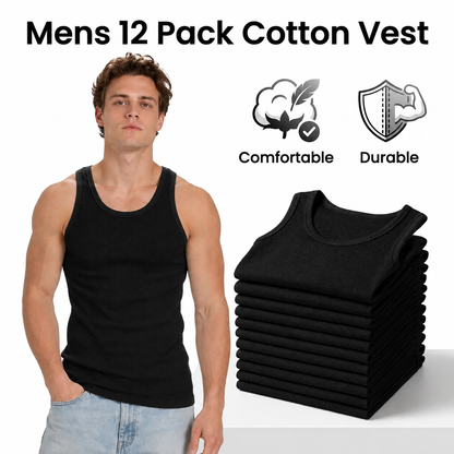 Men’s Ribbed Cotton Tank Tops