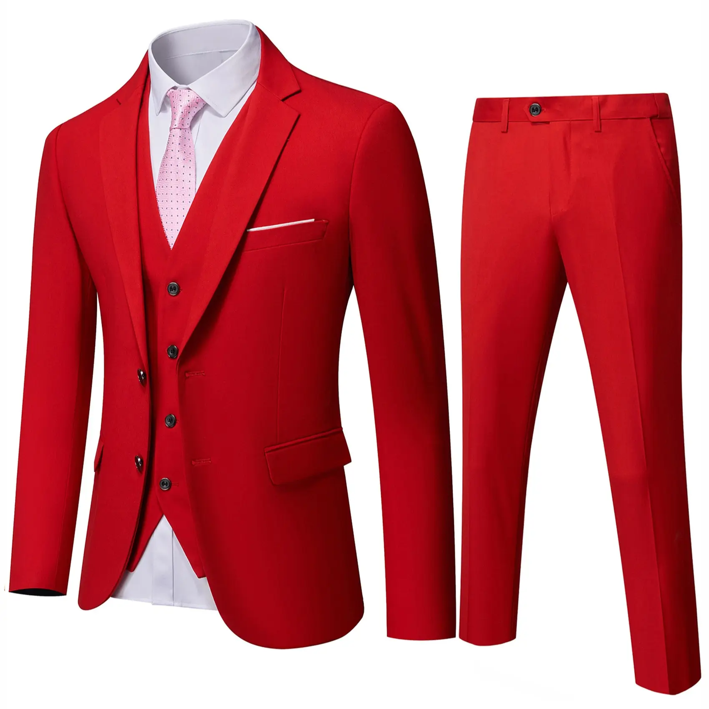 Men's Formal  with Vest & Tie