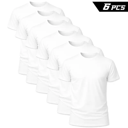 ❤️Men’s Essential Black Crew Neck T-Shirt – Classic Everyday Comfort