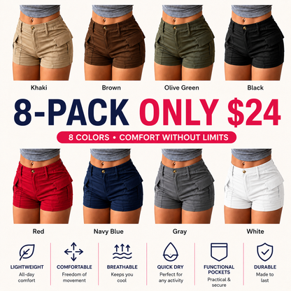 💕Women’s Summer Casual Cargo Shorts💯