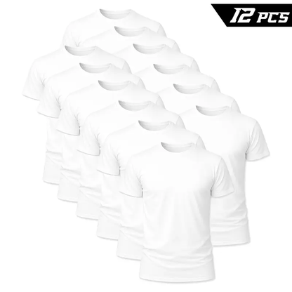 ❤️Men’s Essential Black Crew Neck T-Shirt – Classic Everyday Comfort